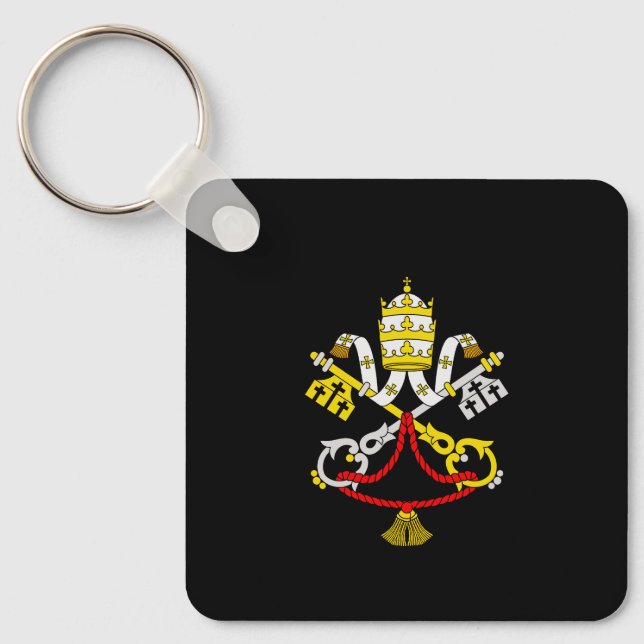 Porte-clés Armoiries de la Cité du Vatican (Recto)