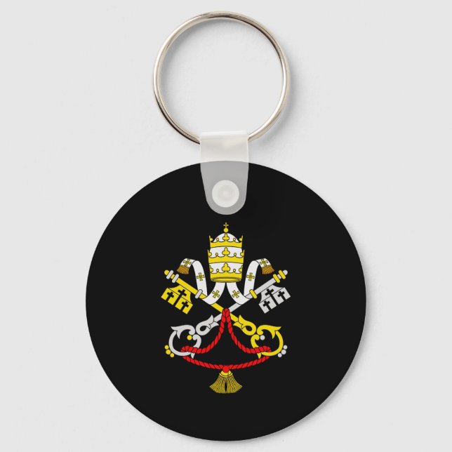 Porte-clés Armoiries de la Cité du Vatican (Recto)