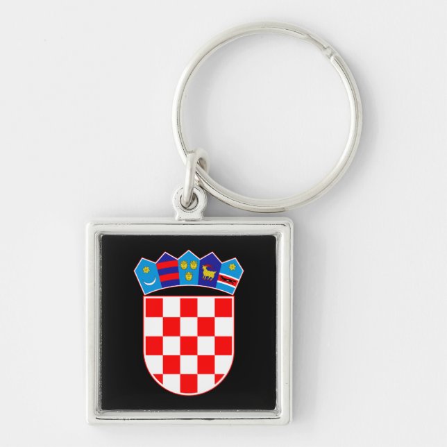 Porte-clés Armoiries de la Croatie (Devant)