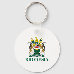 Porte-clés Armoiries de la Rhodésie Zimbabwe Drôle Afrique du
