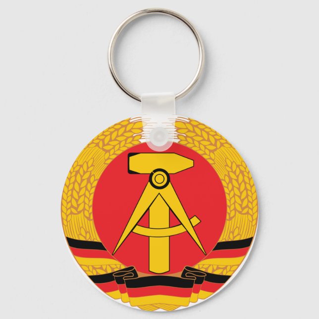 Porte-clés Armoiries De L'Allemagne De L'Est (Recto)