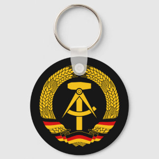 Porte-clés Armoiries de l'Allemagne de l'Est / Sceau d'État d