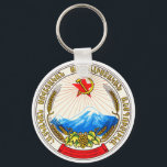 Porte-clés Armoiries de l'Arménie Symbole héraldique officiel<br><div class="desc">Arménie /ɑ rˈmiːniniouri (info d'aide ・) (en arménien : Հ յ , translittéré : Hayastan, IPA : [h jstn]), officiellement la République d'Arménie ( de , Hayastani Hanrapetyyroum , [h jstni hncombustion pasjun]), est un pays montagneux enclavé dans la région du Caucase de l'Eurasie. Située à la jonction de l'Asie...</div>