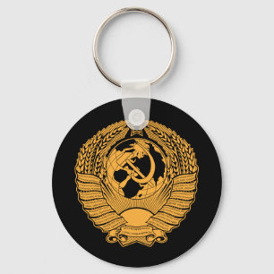 Porte-clés Armoiries de l'Union soviétique Couronne russe Vin