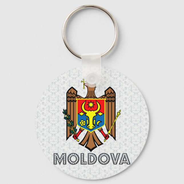 Porte-clés Armoiries de Moldova (Recto)