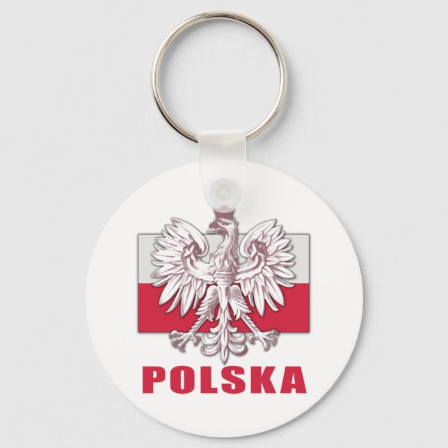 Porte-clés Armoiries de Pologne Polska (Recto)