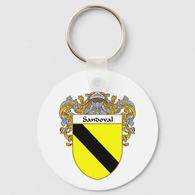 Porte-clés Armoiries de Sandoval (moulées) (Recto)