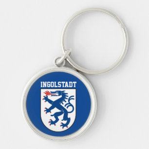 Porte-clés Armoiries d'Ingolstadt, Bavière - ALLEMAGNE Keyc