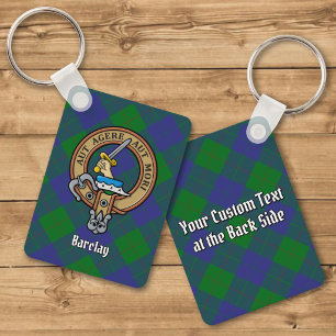 Porte-clés Armoiries du clan Barclay sur tartan