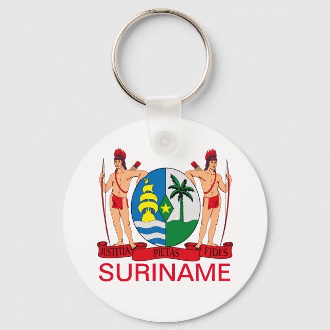 Porte-clés Armoiries du Suriname (Recto)