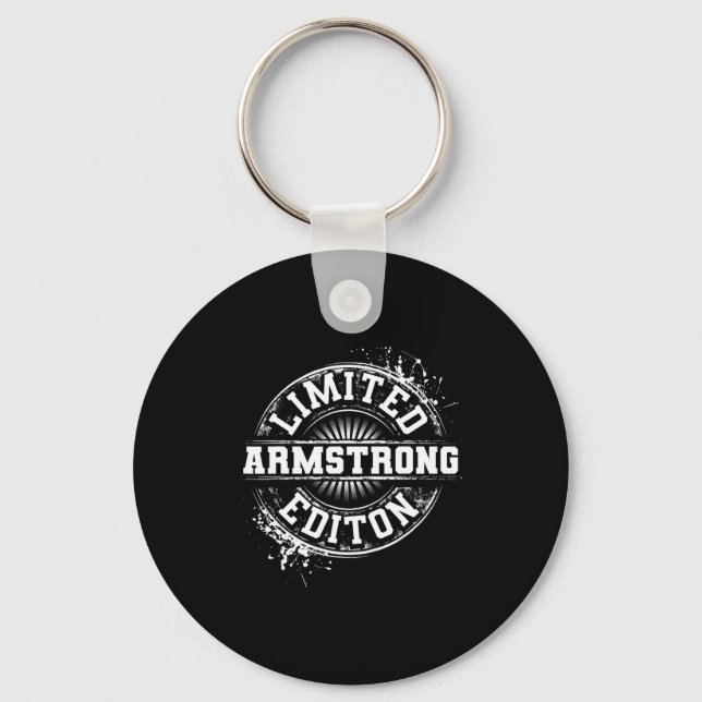 Porte-clés Armstrong Funny Surname Family Tree Birthday Reuni (Recto)
