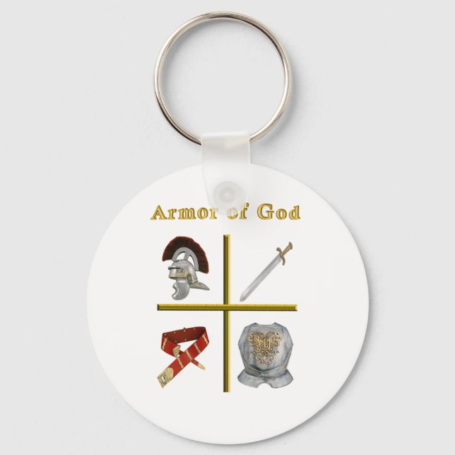 Porte-clés Armure de Dieu (Recto)