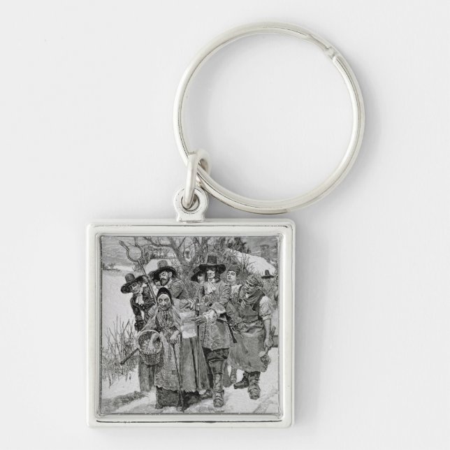 Porte-clés Arrêter une sorcière (Devant)