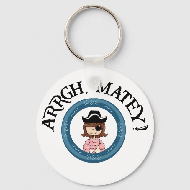 Porte-clés Arrgh Matey Pirate Porte - clé fille (Recto)