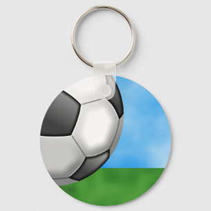 Porte-clés Arrière - plan du football