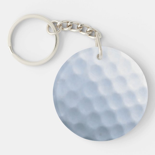 Porte-clés Arrière - plan Motif d'impression de balle de golf (Devant)