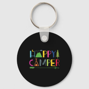 Porte-clés Arrow Camper Happy Summer Camp Camping Cadeaux Hom