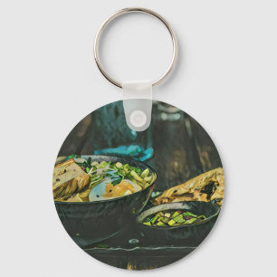 Porte-clés Art alimentaire japonais