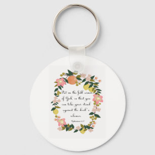 Porte-clés Art chrétien de citation - 6h11 d'Ephesians