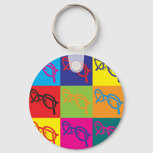 Porte-clés Art de bruit d'optique
