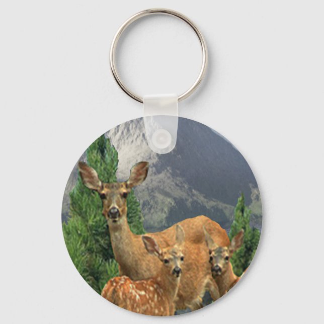 Porte-clés Art de cerf (Recto)
