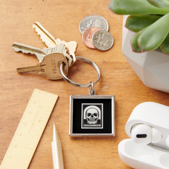 Porte-clés Art de crâne Memento Mori (Bureau)