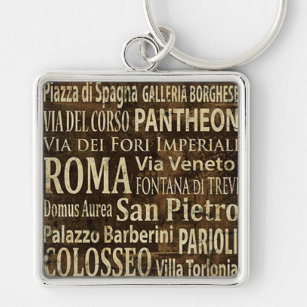 Porte-clés Art de cru de Roma, Italie