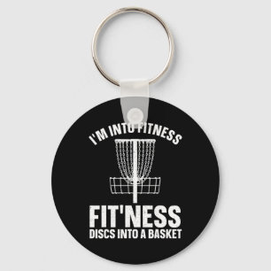 Porte-clés Art de Disc Golf pour hommes femmes Joueur de Disc