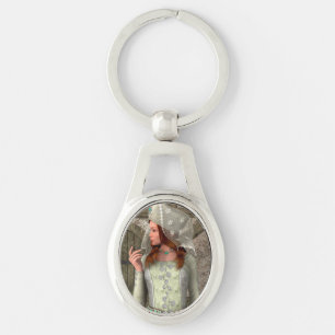 Porte-clés Art de la Renaissance Princesse Médiévale Vintage