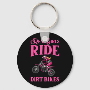 Porte-clés Art de moto cross cool pour femmes filles