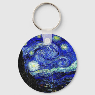 Porte-clés Art de nuit vVan Gogh Starry