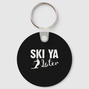 Porte-clés Art De Ski Unique Pour Hommes Femmes Kids Skier Mo