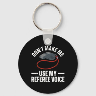 Porte-clés Art Drôle D'Arbitre Pour Hommes Femmes Sports Ref
