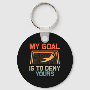 Porte-clés Art Gardien de But de Football Pour Hommes Femmes 