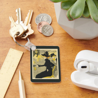 Porte-clés Art Nouveau, Divan Japonais par Toulouse Lautrec