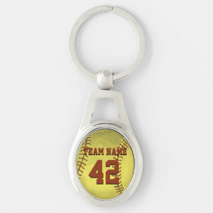 Porte-clés Art personnel du softball
