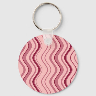 Porte-clés Art Retro rose Vague Abstraite