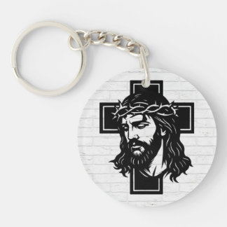Porte-clés Art Spirituel Jésus-Christ - Relique Re