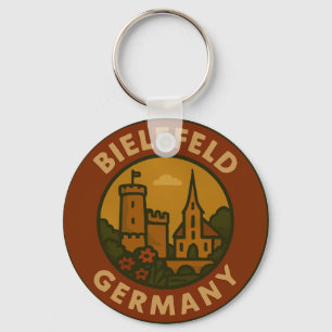 Porte-clés Art vintage de Bielefeld Allemagne