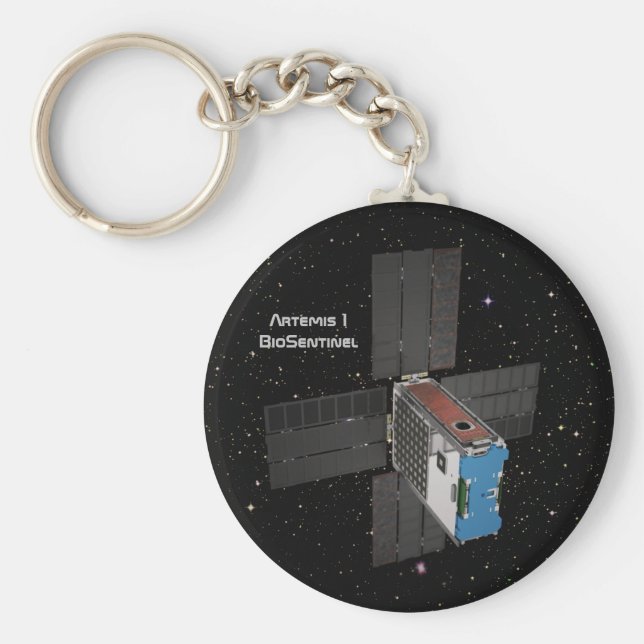 Porte-clés Artemis BioSentinel CubeSat (Devant)