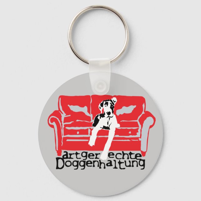 Porte-clés Artgerechte Doggenhaltung (Recto)