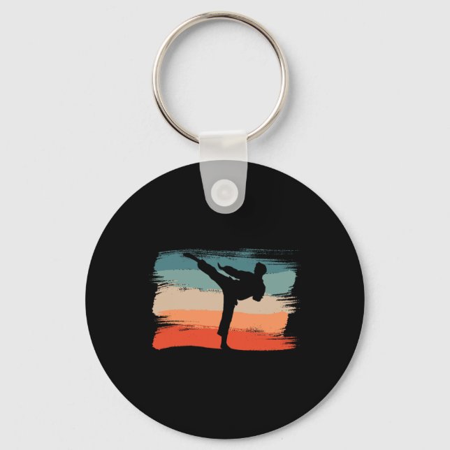 Porte-clés Article pour fans de karaté Accessoires d'arts mar (Recto)
