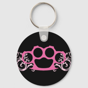 Porte-clés Articulations en laiton roses