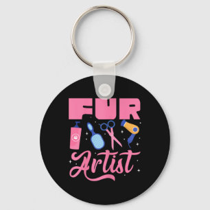 Porte-clés Artiste de Fourrure Toiletteur de Chien Toilettage