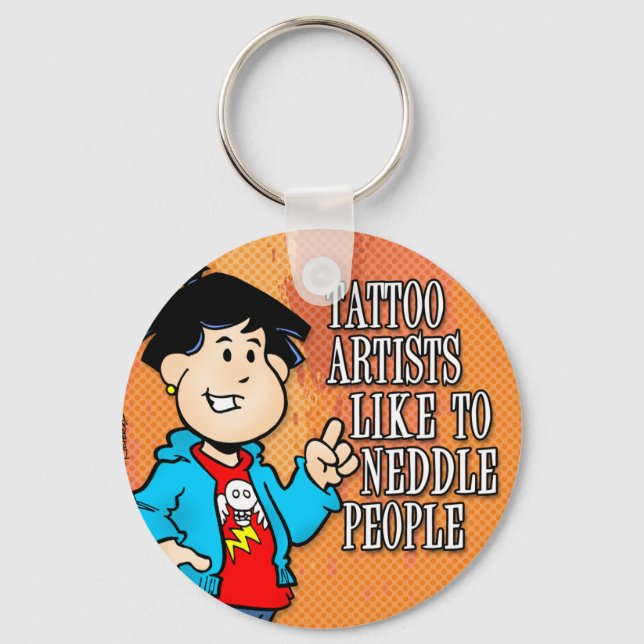 Porte-clés Artiste du tatouage (Recto)