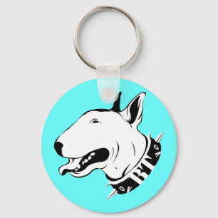 Porte-clés Artistic Bull Terrier Dog Breed Design