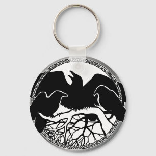 Porte-clés artistique Corbeau Faune Corbeau / Cade