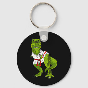 Porte-clés Arts martiaux de dinosaure ninja drôle judo karaté