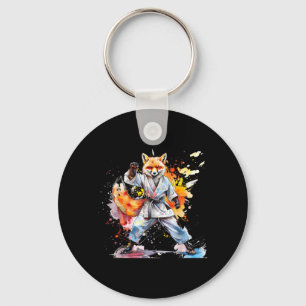 Porte-clés Arts Martiaux Judo Fox Nature Kickboxing Taekwondo