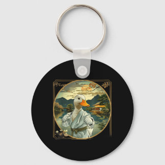 Porte-clés Arts Martiaux Karaté Canard Coucher de Soleil Jard